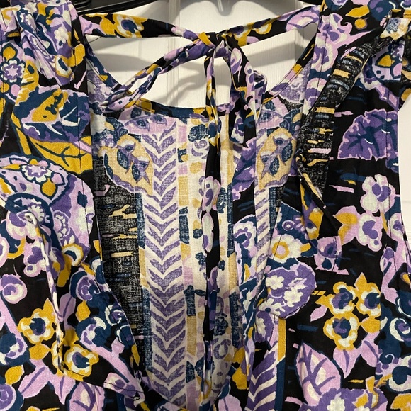 Free People Summer in Tulum Linen Blend Tunic M - Picture 9 of 10